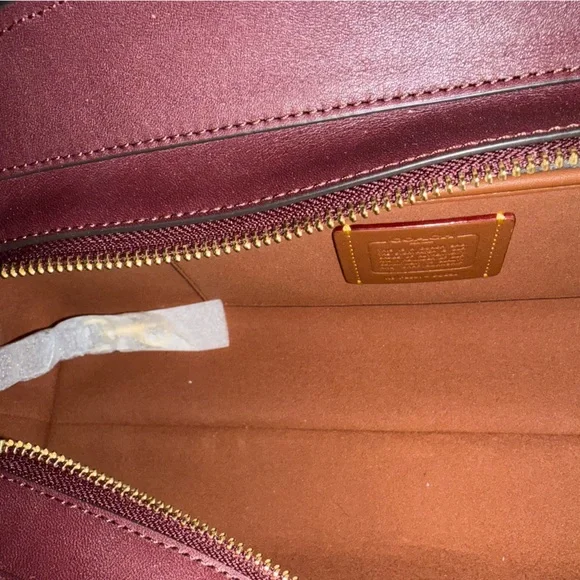 Coach Empire Carryall Bag 34 Merlot NWT - Picture 4 of 8